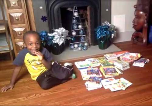 FACEBOOK
Caleb Green convinced his dad he could read 100 books in a day. His father decided to livestream it on Facebook.