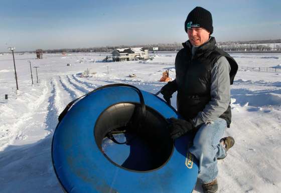WAYNE GLOWACKI / WINNIPEG FREE PRESS FILESJason Rohs, owner of Adrenaline Adventures, in the snow tubing and snowboarding terrain park in 2013.
