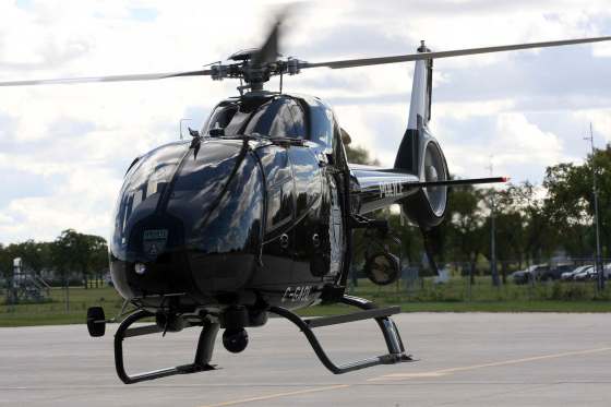JOE BRYKSA / WINNIPEG FREE PRESS FILESThe Air-1 helicopter was in use for 72 minutes, was filmed flying two patterns over the set and was never more than seconds away from city limits while being used recently in a movie, according to police.