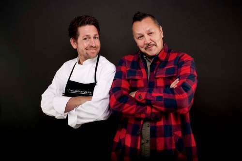 Stefan Matis Photography
The ingredients used by Art Napolean, right, and Dan Hayes on their docu-series are hunted, gathered or otherwise gleaned from the immediate environment in Moosemeat and Marmalade. The third season's cuisine changes things up, putting more emphasis on fishing.