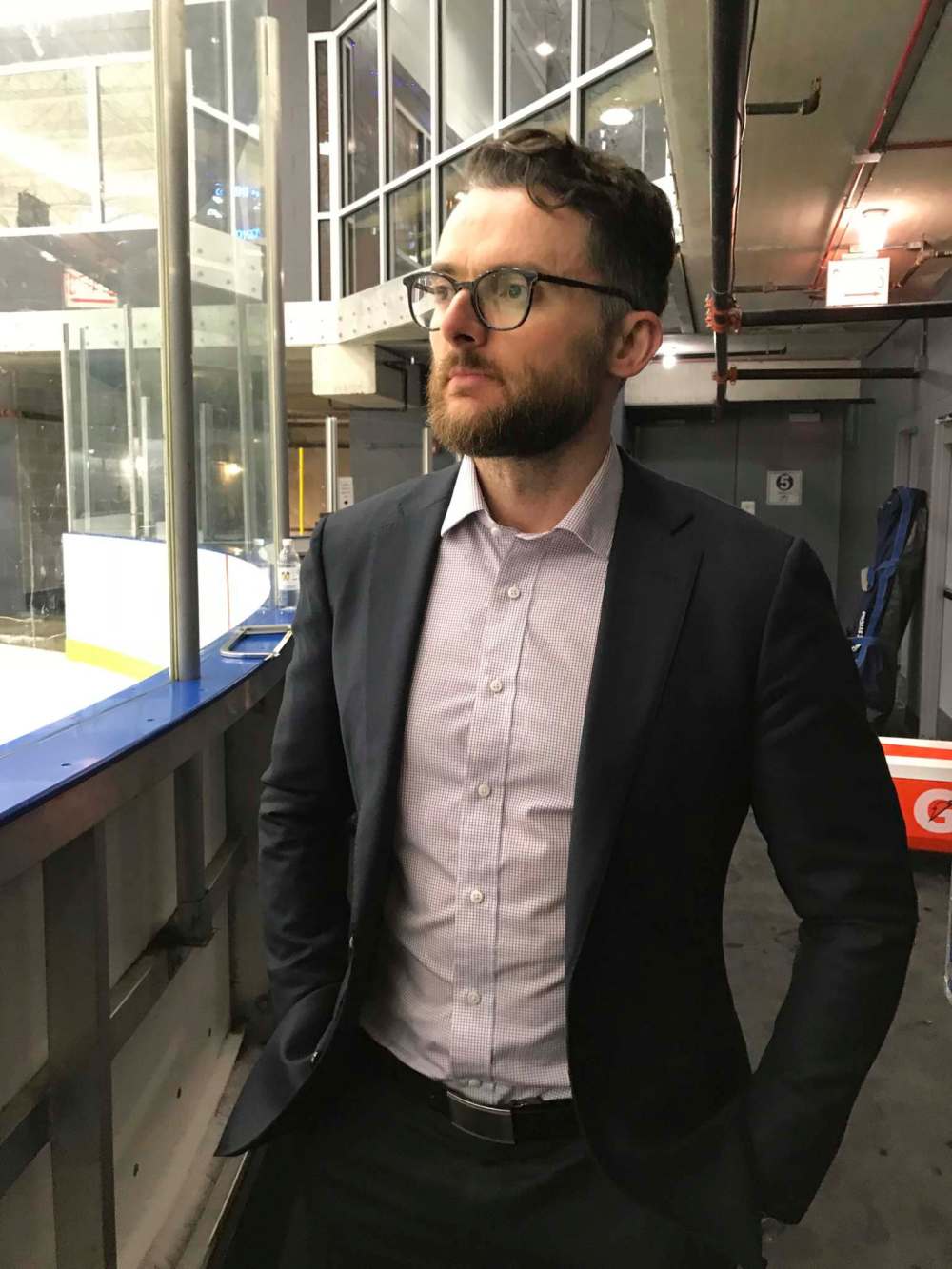 Chris Kreviazuk is the Winnipeg Jets’ team services manager. He handles the team’s itinerary for road trips. (Jason Bell / Winnipeg Free Press)