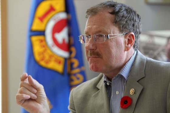 RUTH BONNEVILLE / WINNIPEG FREE PRESS FILESAlex Forrest, president of United Fire Fighters of Winnipeg, may have been paid nearly $1.2 million in salary by the city between 1997 and 2013 — without a written agreement.