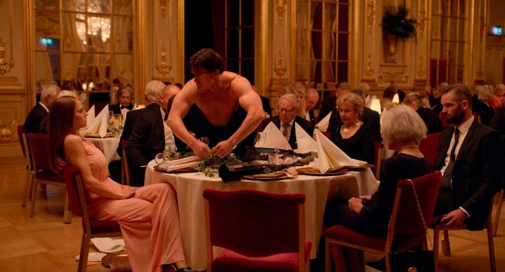 Magnolia Pictures
Terry Notary, centre, in a scene from The Square