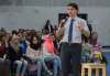 Jacques Boissinot / The Canadian Press Files
Prime Minister Justin Trudeau speaks during a town hall meeting in Quebec City. Trudeau will be in Winnipeg next week.
