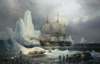 HANDOUT PHOTO: © National Maritime Museum, London For Randy Boswell (Canwest). SHIPS
UNDATED -- Undated handout of the painting HMS Erebus in the Ice, 1846, by Francois Etienne Musin, 19th century. . The 165-year-old ship's clock that was supposed to have been lost in the Canadian Arctic with the ill-fated Franklin Expedition has inexplicably surfaced in Britain.