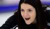 THE CANADIAN PRESS/Sean Kilpatrick
Wild Card skip Kerri Einarson calls the sweep as they take on Nova Scotia at the Scotties Tournament of Hearts in Penticton, B.C.