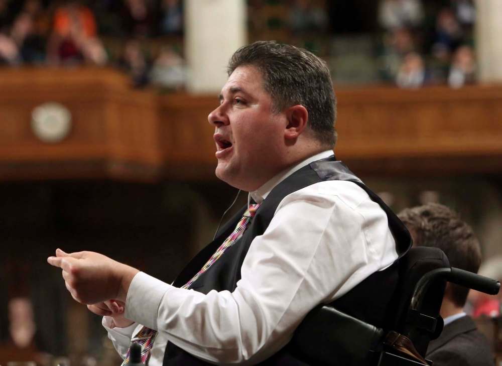 Fred Chartrand / The Canadian Press FILES
Calgary Centre MP Kent Hehr remains in the Liberal caucus, despite having resigned his cabinet post pending an investigation into allegations of sexual harassment.