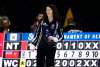 SEAN KILPATRICK / THE CANADIAN PRESS
Wild Card skip Kerri Einarson smiles after a win over N.W.T. at the Scotties Tournament of Hearts Wednesday afternoon. Later that evening, her win over Jennifer Jones' rink after 17 prior losses to Jones gave her an even bigger smile.