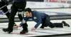 TREVOR HAGAN / WINNIPEG FREE PRESS
Skip Daniel Birchard, from the Pembina Curling Club, grabed a little bit of curling notoriety Thursday morning by deafeating No. 3-seeded Jason Gunnlaugson.