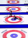 SEAN KILPATRICK / THE CANADIAN PRESS
Ontario skip Hollie Duncan delivers the stone as they take on Newfoundland at the Scotties Tournament of Hearts in Penticton, B.C., on Thursday, Feb. 01, 2018.
