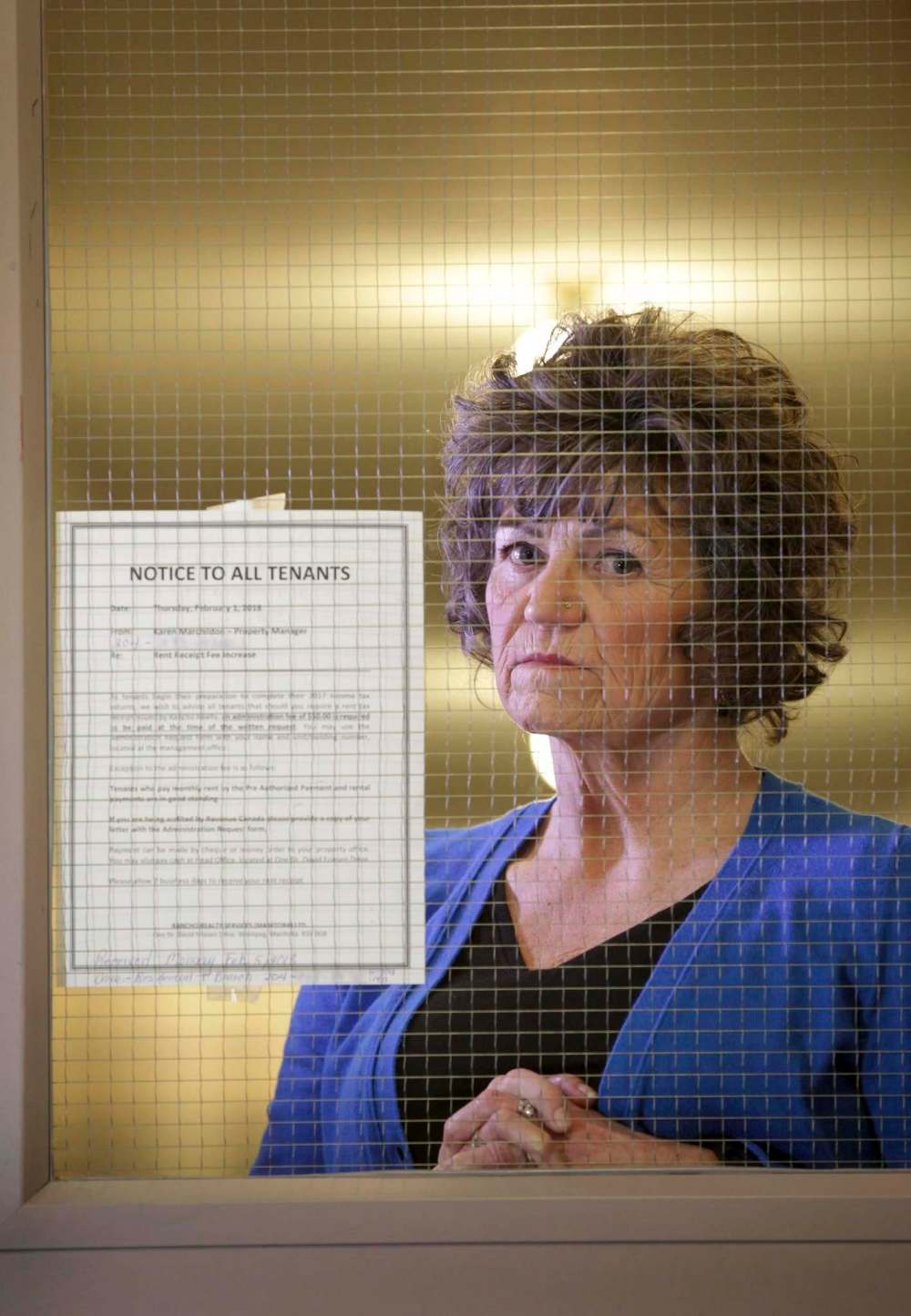 RUTH BONNEVILLE / WINNIPEG FREE PRESS
Kat Hermary is frustrated by a new fee to have rent receipts printed for income tax purposes.