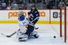 John Woods / The Canadian Press
Nic Petan watches as Kyle Connor's shot gets past St. Louis Blues goaltender Jake Allen.