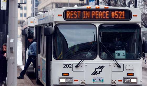 WAYNE GLOWACKI / WINNIPEG FREE PRESS FILESThe number of assaults on bus operators has remained consistent over the past couple of years, according to Winnipeg Transit. In 2016, 48 assaults on drivers were reported, while in 2017, there were 51 incidents.
