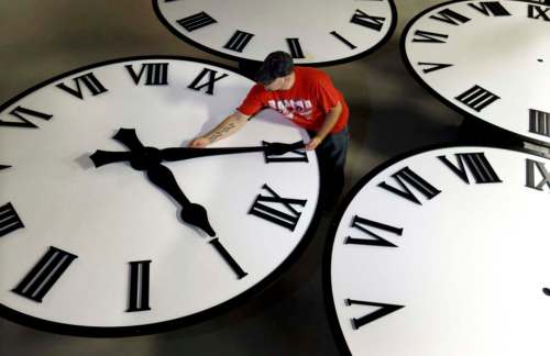Elise Amendola / The Associated Press
Be prepared to lose an hour of glorious sleep Sunday when the clocks spring forward to facilitate daylight time.