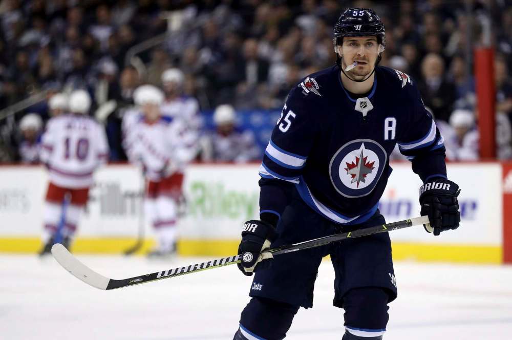 TREVOR HAGAN / THE CANADIAN PRESS FILES
Mark Scheifele has missed two games with a suspected shoulder injury. Don't bet on seeing him play against Nashville.