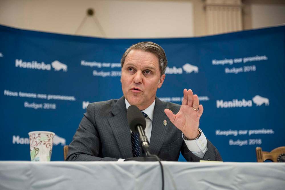 Finance Minister Cameron Friesen said the reductions in spending represent a new and more disciplined approach to expenditures that largely evaded the former NDP government, and has allowed the government to claim it is spending less but delivering the same level of service. (David Lipnowski / The Canadian Press)