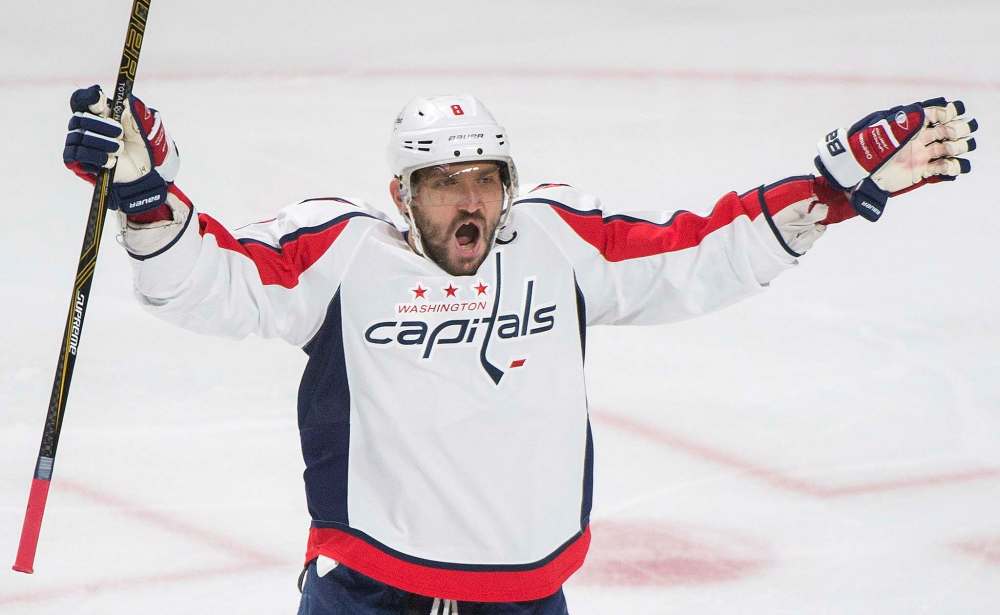 Graham Hughes / The Canadian Press
Washington's Alexander Ovechkin and Winnipeg's Patrik Laine both have 40 goals so far this year with Ovechkin needing just two goals to hit 600 for his career.