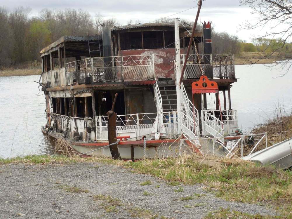 SUPPLIED
The Paddlewheel Princess was destroyed by fire in Selkirk on May 9, 2017.