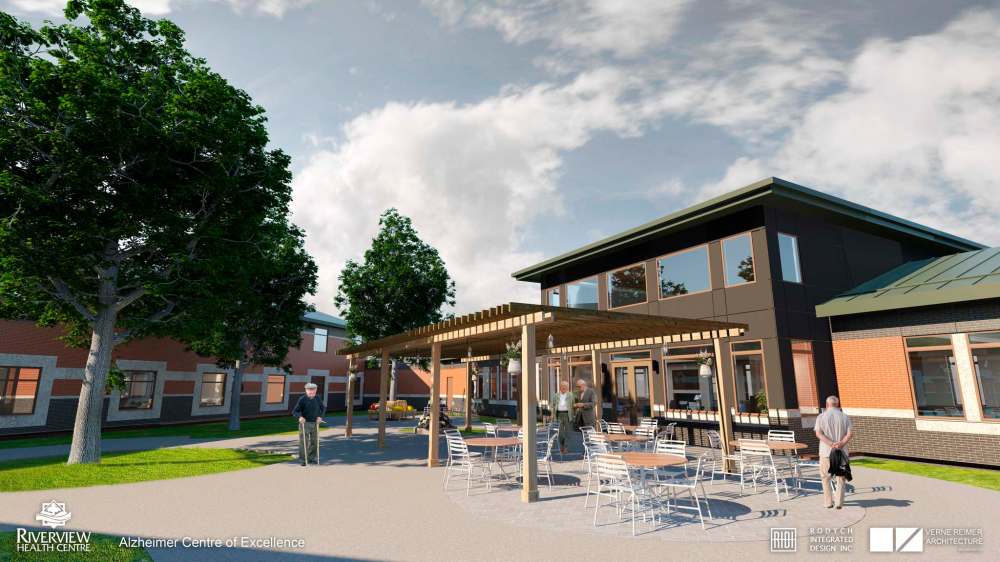 Rendering for Riverview Health Centre’s Alzheimer Centre for Excellence, which rethinks living spaces for those with dementia. (Supplied)