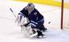 THE CANADIAN PRESS/Trevor Hagan
Winnipeg Jets goaltender Eric Comrie deflects the a Los Angeles Kings shot away from the net during first period Tuesday.