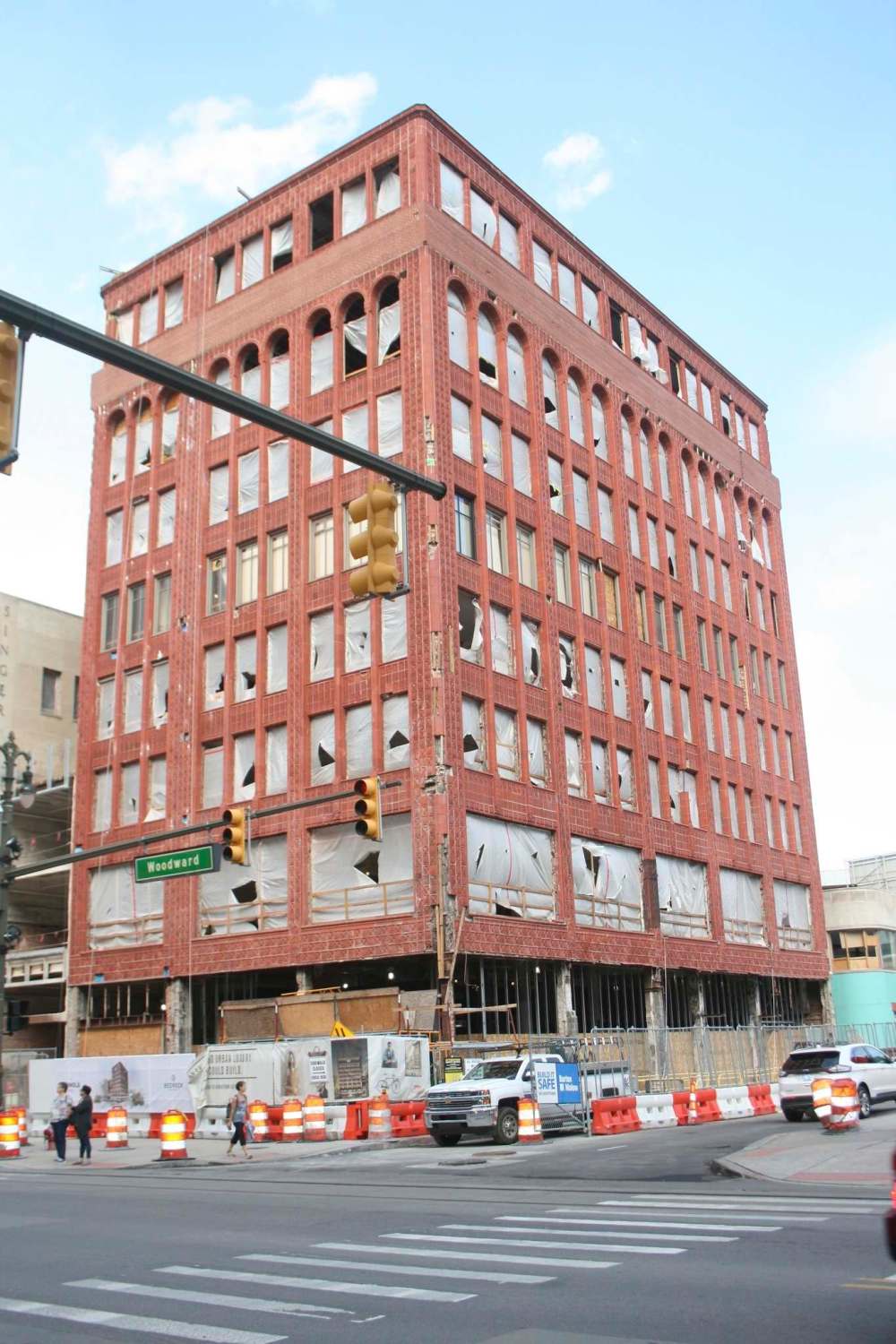 The soon-to-be Shinola Hotel on Woodward Avenue will feature 130 rooms and 1,600 square feet of restaurants and retail space.