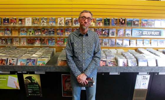 BORIS MINKEVICH / WINNIPEG FREE PRESSGreg Tonn says he’s sorry to end the store’s movie run. DVDs are being sold for up to 80 per cent off before the Movie Village becomes the second Into the Music location.