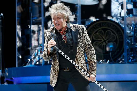 JOHN WOODS / WINNIPEG FREE PRESSRod Stewart performs in Winnipeg Tuesday, April 3, 2018.