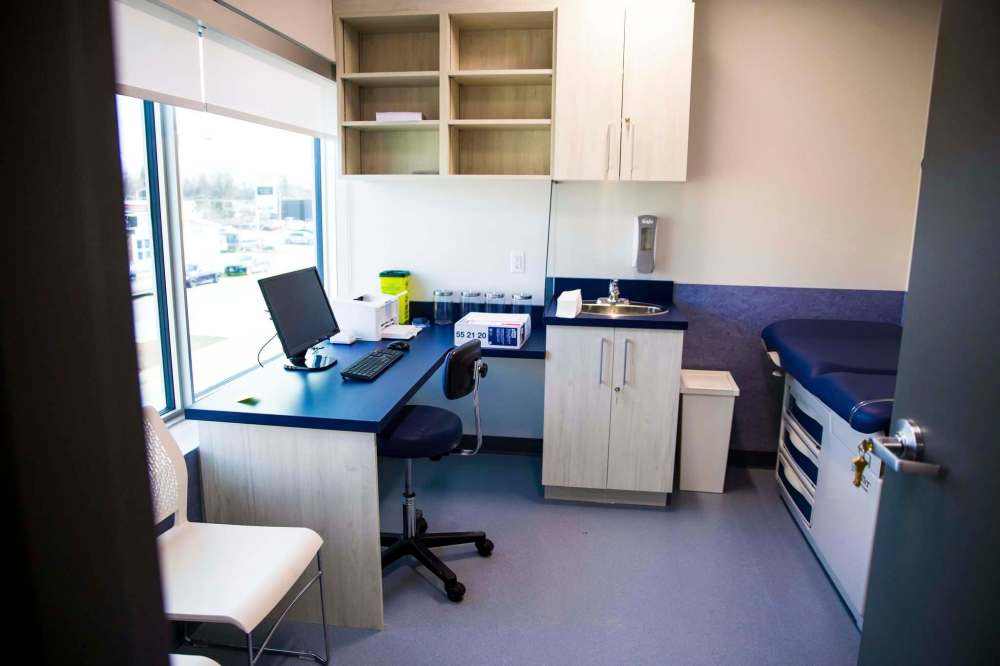 The new second-floor clinic at Charleswood Medical Centre features 26 modern examination rooms.