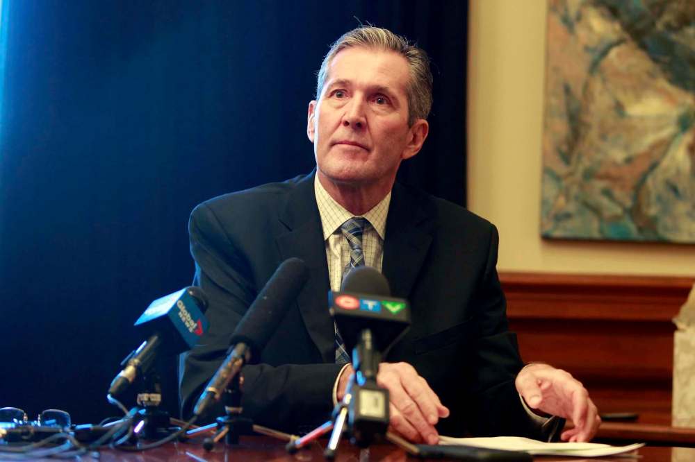 BORIS MINKEVICH / WINNIPEG FREE PRESS
Premier Brian Pallister says his government doesn’t believe a climate plan devised in Ottawa is good for Manitoba.