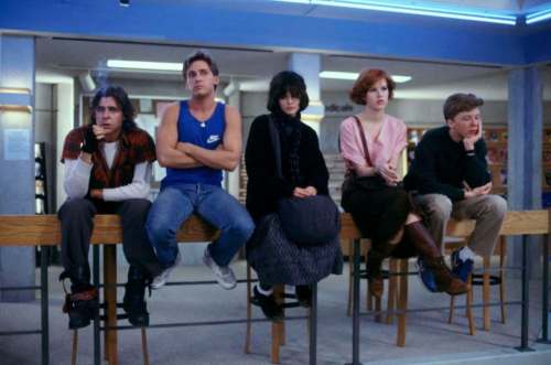 Molly Ringwald began to revisit Hughes&rsquo; films, including The Breakfast Club. (Universal)