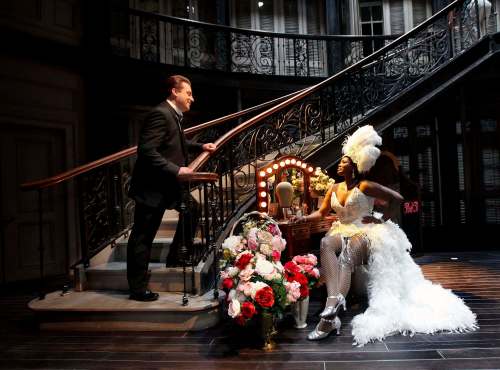 Adam Luther (Alfredo) and Angel Blue (Violetta). (Photos by Phil Hossack / Winnipeg Free Press)