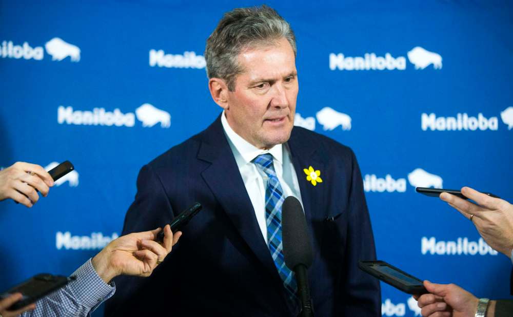 MIKAELA MACKENZIE / WINNIPEG FREE PRESS FILES
Premier Brian Pallister is threatening to sue the Winnipeg Free Press for its coverage of a story regarding taxation issues with his Costa Rican property.
