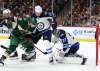 Andy Clayton-King / The Associated Press
Minnesota Wild left wing Marcus Foligno (17) is stopped by Winnipeg Jets goalie Connor Hellebuyck (37) with defensive help from Jets' defenceman Tyler Myers (57) in on Sunday in St. Paul, Minn.