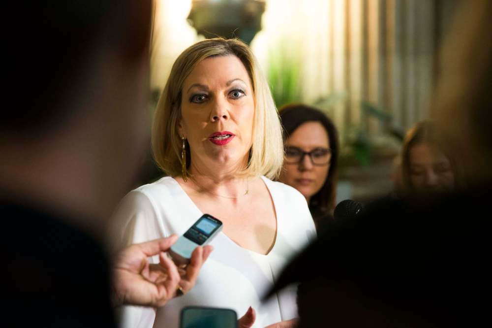MIKAELA MACKENZIE / WINNIPEG FREE PRESS
Manitoba Status of Women Minister Rochelle Squires praised the province's move to start tracking third-party reports of sexual assault incidents.