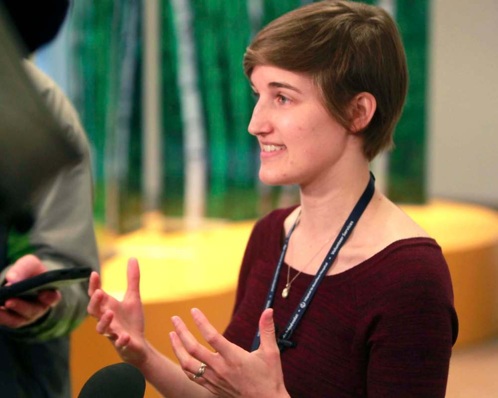 “Every day you leave the NICU and you leave a piece of your heart behind,” says Andrea Wiebe, volunteer coordinator at the St. Boniface program, whose son spent 10 weeks in the NICU. (Boris Minkevich / Winnipeg Free Press)