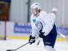 MIKAELA MACKENZIE / WINNIPEG FREE
Forward Patrik Laine during Jets practice at the MTS Iceplex in Winnipeg on Thursday. The big Finn turned 20 today but says he has no big plans to celebrate the occasion.