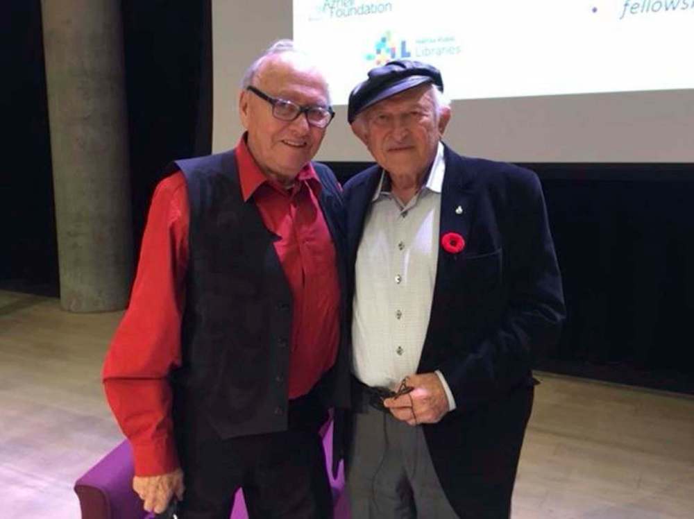 SUPPLIED
Residential school survivor Theodore Fontaine (left) and Holocaust survivor Nate Leipciger will be sharing their experiences Sunday at the Canadian Museum for Human Rights.