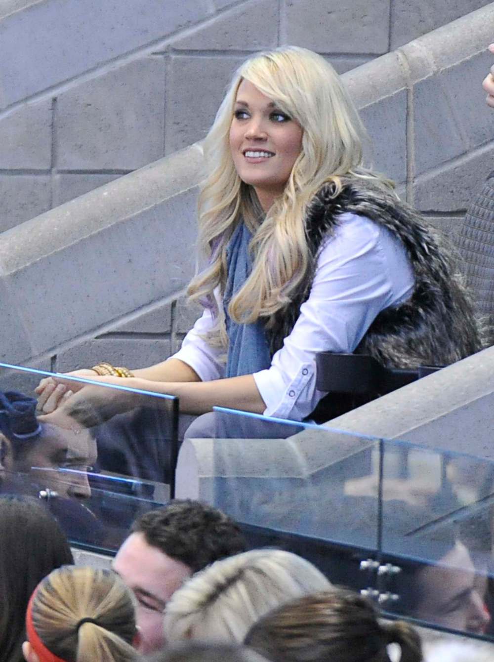 Wayne Cuddington / Ottawa Citizen Files
Carrie Underwood takes in the action at a Nashville Predators game.
