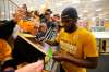 TREVOR HAGAN / WINNIPEG FREE PRESS
Nashville Predators P.K. Subban signs autographs following the team's practice at Centennial Sportsplex in Nashville, Thursday.