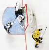 (AP Photo/Mark Humphrey)
Nashville Predators left wing Kevin Fiala Celebrates after scoring the game-winning goal against Winnipeg Jets goalie Connor Hellebuyck during the second overtime in Game 2 of an NHL hockey second-round playoff series Sunday Nashville.