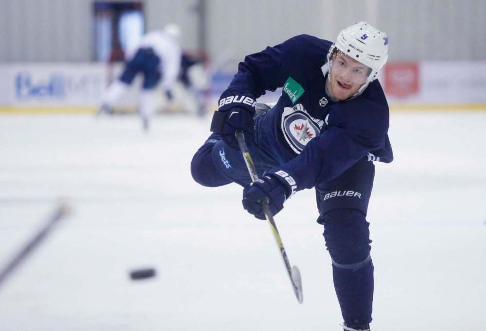 MIKAELA MACKENZIE / WINNIPEG FREE PRESS FILES
Forward Andrew Copp’s playoff mantra is ‘to just attack (each) day as it comes.
