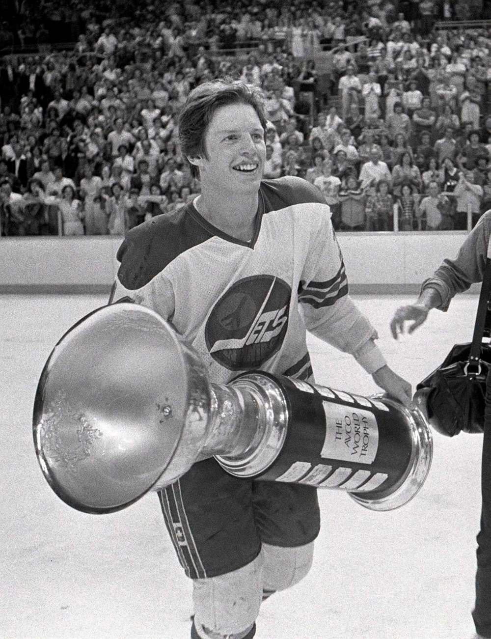 JON THORDARSON / WINNIPEG FREE PRESS / WINNIPEG TRIBUNE FILES
Ulf Nilsson, who led the Jets with 126 points in 1978, with the Avco Cup.