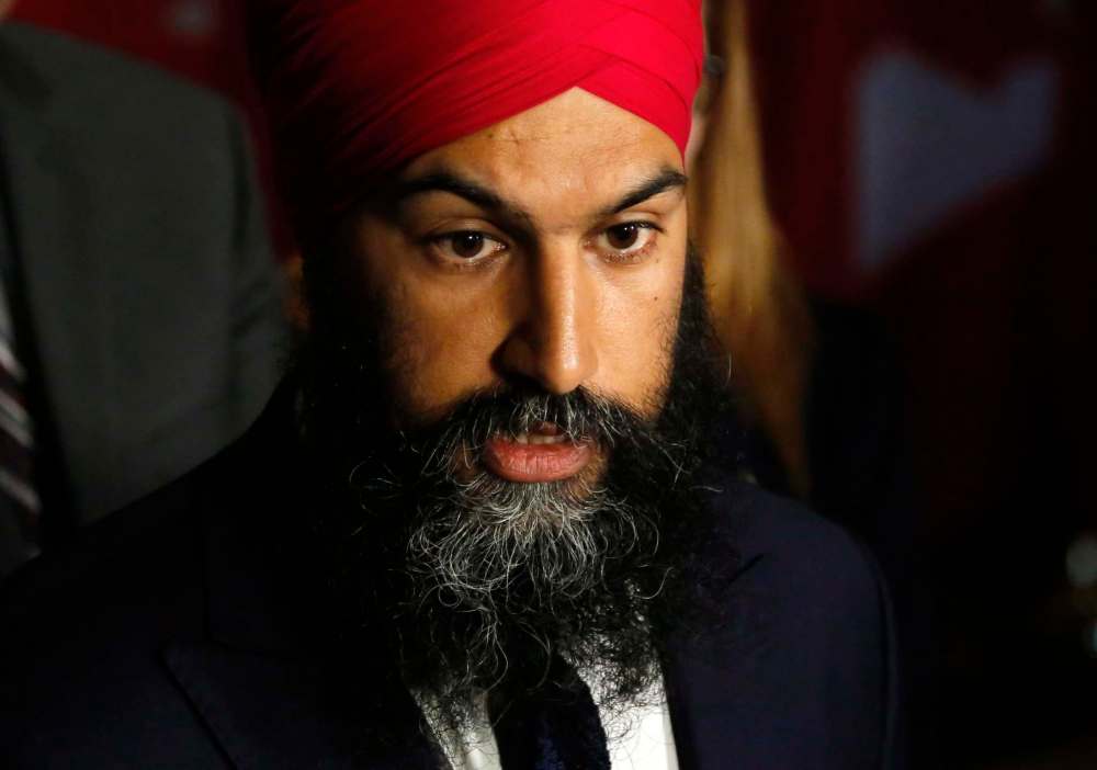 THE CANADIAN PRESS/ Patrick Doyle
NDP Leader Jagmeet Singh suspended MP Christine Moore on Tuesday from her parliamentary duties.
