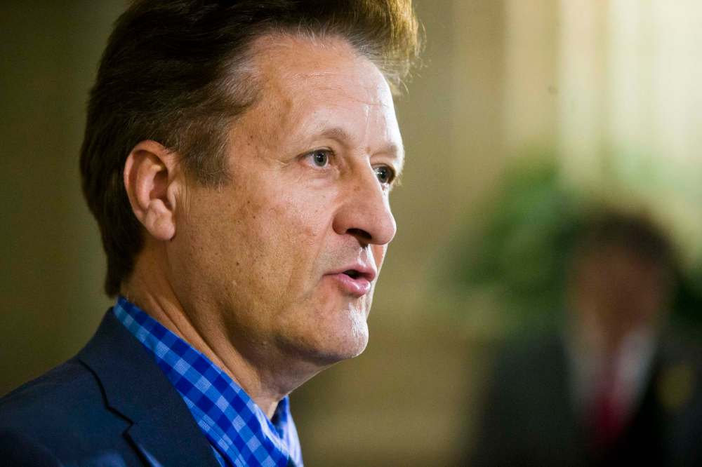 MIKAELA MACKENZIE / WINNIPEG FREE PRESS FILES
Infrastructure Minister Ron Schuler announced the Public Sector Construction Projects (Tendering) Act Thursday.