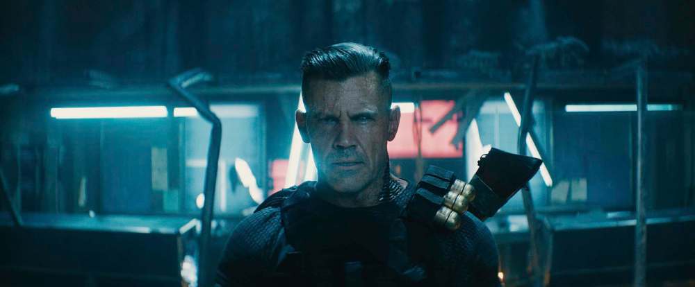 Twentieth Century Fox
Josh Brolin as baddie, Cable, is relentless in his pursuit as a certain T-800 once pursued Sarah Connor in The Terminator.