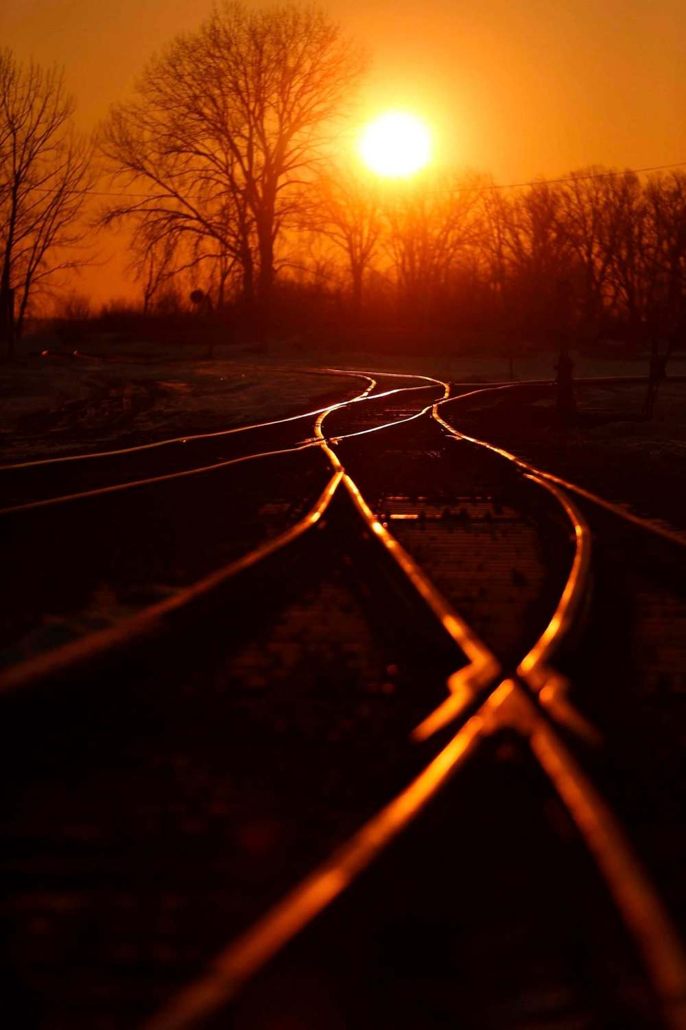 John Woods / The Canadian Press
In the early hours of a frigid February morning in 2017, eight migrants from Somalia crossed into Canada illegally from the United States by walking down this train track into the town of Emerson, MB. There, they sought asylum at a Canada Border Services Agency.