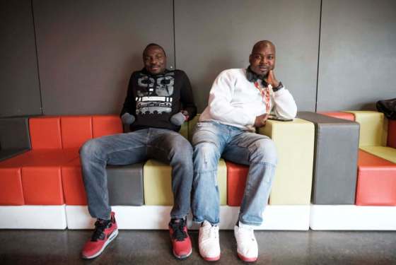 Daniel Crump / Winnipeg Free PressSeidu Mohammed (left) and Razak Iyal’s journeys to Canada are the inspiration for One Trunk Theatre’s production of Boundary Avenue.