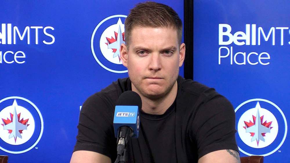 MIKE DEAL / WINNIPEG FREE PRESS
The 2017/18 season wasn't the kind goalie Steve Mason thought he would have when he signed a two-year, $8.2-million contract with the Jets last summer.