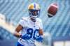 MIKAELA MACKENZIE / WINNIPEG FREE PRESS
Blue Bomber receiver Rueben Randle practices at Investor's Group Field in Winnipeg on Wednesday.