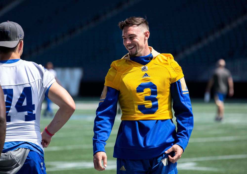 ANDREW RYAN / WINNIPEG FREE PRESS
Blue Bombers quarterback Bryan Bennett.